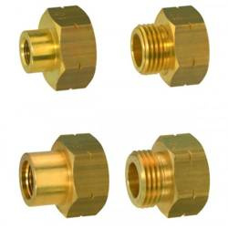 Satz mit 4 GOK-Reduzierungen für Gasflaschen