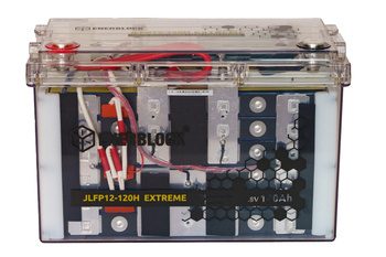 120AH LITHIUM LiFePO4 ENERBLOCK 12.8V Akku mit Heizmatte