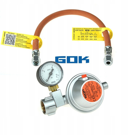 GOK Reduziersatz 50mb + 400mm Schlauch + Manometer