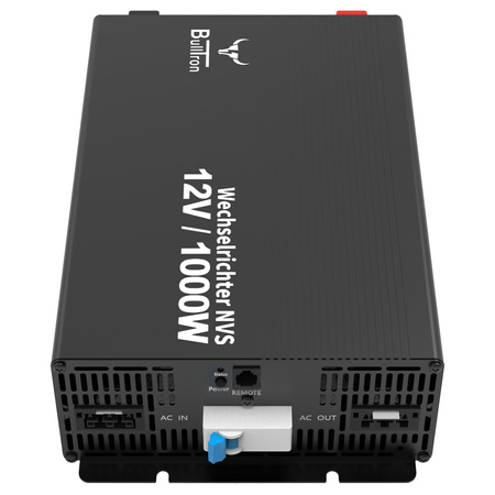 BullTron Wechselrichter Camping 1000 W IP20 Schwarz
