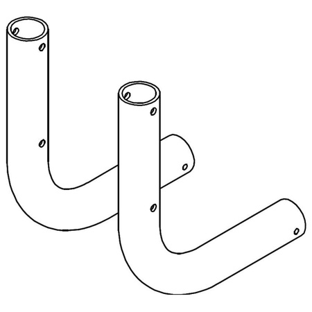 BR-SYSTEMS Unterstützungskonstruktion für die Fahrradliftanlage 650g