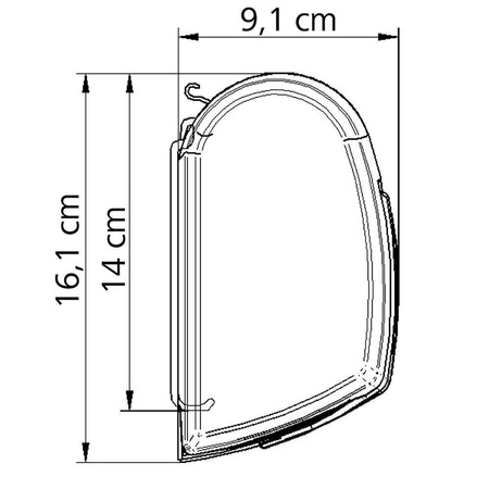 Thule Omnistor 5200 Wandmarkise 4,02 x 2,50 m - Gehäuse anthrazit, Modell 301233