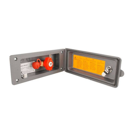 Außensteckdose Gas mit Schloss Reich