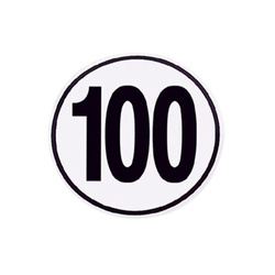 Schild 100 km/h