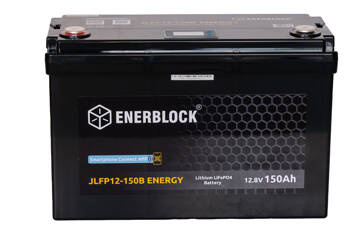 120AH LITHIUM LiFePO4 ENERBLOCK 12.8V Akku mit Heizmatte