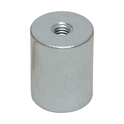 Stabgreifer aus NdFeB, Stahlgehäuse, mit Innengewinde, verzinkt