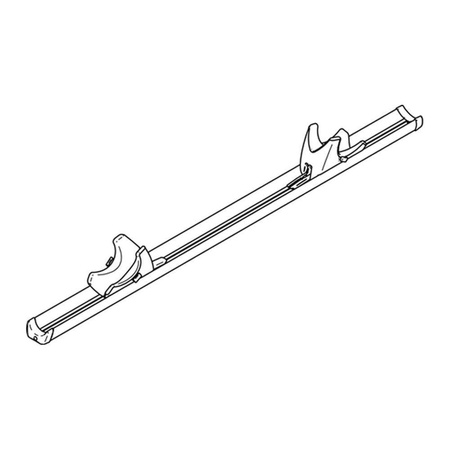 Elite-Schiene schiebbar inkl. Quick-Blockern