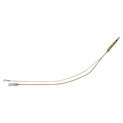 Thermopaar Turbo für Gasherd, Edelstahl, Grau, 35 cm