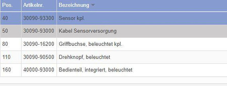 Sensor für S-Heizkörper, komplett