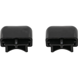 Endkappen, schwarz, Satz links und rechts