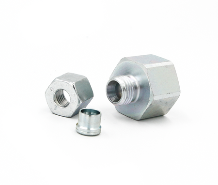 Kupplung / gerade Verschraubung GOK RVS 8 x G 1/2 ext.