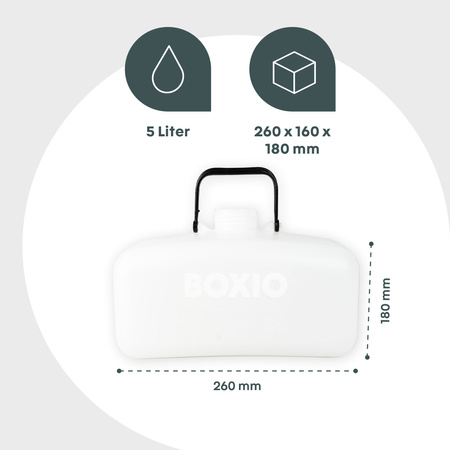 BOXIO CANISTER - Kanister 5 l aus HDPE für BOXIO TOILET und BOXIO WASH