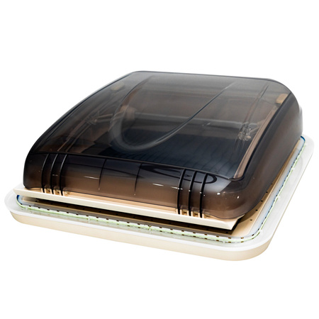 Dachfenster 400x400 mit Verdunkelungsrollo und Insektenschutz Weiß