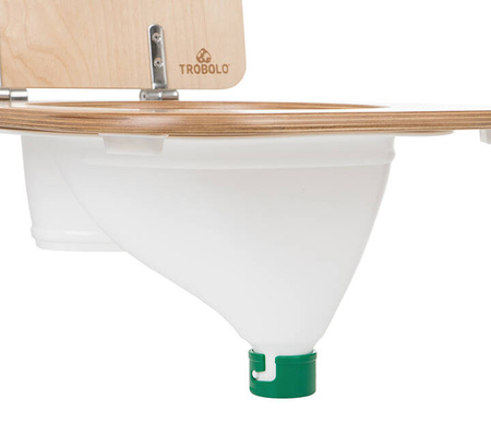 TROBOLO Einsatz für Komposttoilette, weiß – Urinseparator