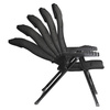Brunner Rebel Pro S Campingstuhl dunkelgrau - Aluminium, Rückenlehne 5-fach, 3D-Gewebe, belastbar bis 150 kg