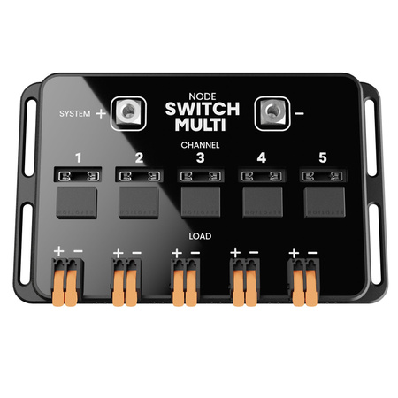 Revotion Digitaler Schalter NODE Switch Multi 10A 12V 0,5W Schwarz