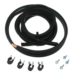 Kupferrohr 4m x 8mm mit Befestigungssatz