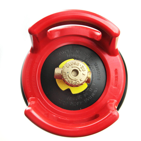 GasBank Single SLIM 5 kg + Gasflaschenfülladapter mit Rückschlagventil - Kevlar Flüssiggasflasche