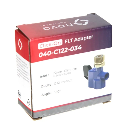 Adapter für Gabelstapler-Gasflaschen 22 mm Click-On auf G.12