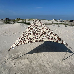 Sonnensegel „TC-Zip Canvas Single“ Nature Design Earth