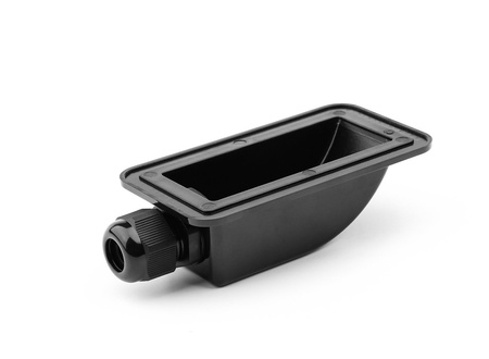 Adapter für 1 Kabel / Solarkabel, schwarzer Dachadapter