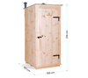 TROBOLO KitaBœm - Toilettenhäuschen aus Holz mit Trenntoilette und Kindertoilette mit 300 l Komposter