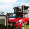 CAMPTECH Dachzelt Türkis Air - aufblasbar, 220 x 140 x 115 cm, Elektropumpe, Matratze und Leiter, 33,1 kg