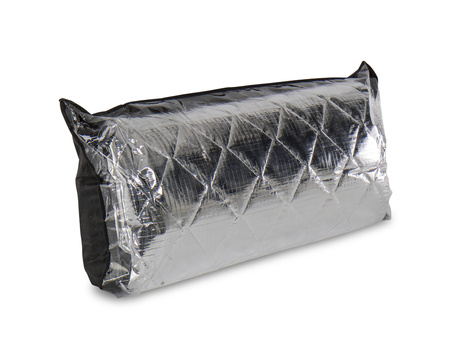 Thermoisolierung für Fenster zum Selbermachen - Carbest DIY Set, 7-lagiges Material 3,5 x 1,55 m, grau/silber
