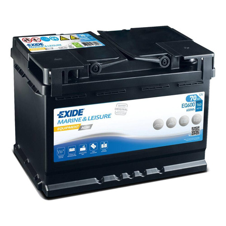 Batterie EXIDE AGM EQ600 70Ah