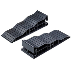 Auffahrkeil-Set, 2er-Set aus 100 % Recyclingmaterial