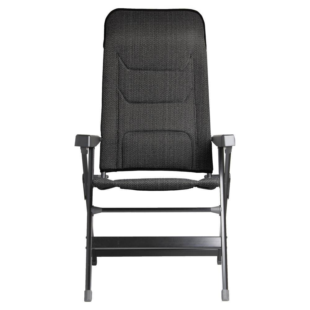 Brunner Rebel Pro S Campingstuhl klappbar dunkelgrau mit verstellbarer Lehne