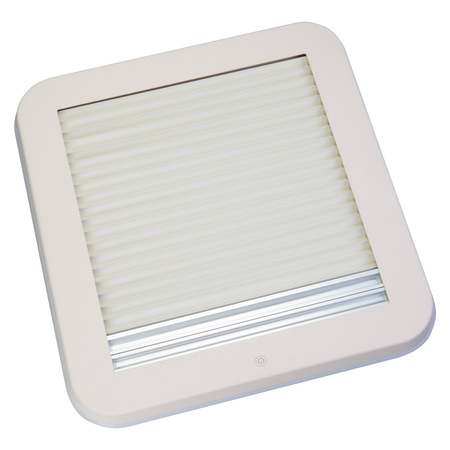 Dachfenster LED Kristall 400x400 mm mit Verdunkelungsrollo und Insektenschutz