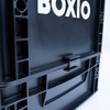 BOXIO CLIPS - 6 Halteclips für gestapelte BOXIO Euroboxen gegen Kippen und Verrutschen