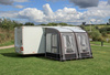 CAMPTECH Opal Air 390 Luft-Teilzelt für Reisemobile und Wohnwagen mit Hubdach - Breite 390 cm, Anbauhöhe 265-280 cm, Camptex All Season, 28,1 kg