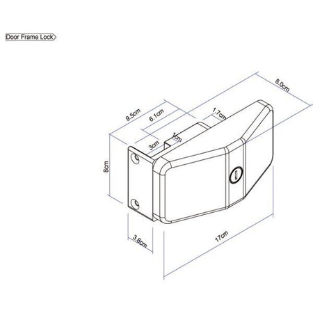 Türverriegelung Door Lock Frame