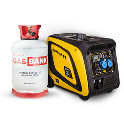 Benzin/LPG-Hybrid-Stromerzeuger 3900W DUAL FUEL KOMPAK Stromerzeugungsaggregat
