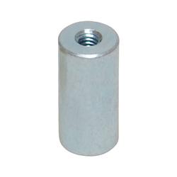 Stabgreifer aus NdFeB, Stahlgehäuse, mit Innengewinde, verzinkt