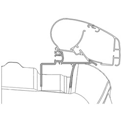 Adapter für VW Crafter ab Bj. 2017 zu Markisen Dometic Serie 2