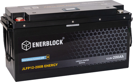 120AH LITHIUM LiFePO4 ENERBLOCK 12.8V Akku mit Heizmatte