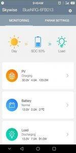 Laderegler für Photovoltaikmodule 30A Bluetooth Lumiax MPPT 12V-24V