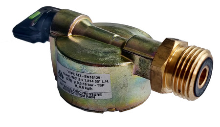 Flaschenadapter für AmeriGas Nano, BP Quick-on 27 mm W21.8