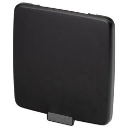 Deckel einfach für Versorgungsklappe Smart Supply, schwarz matt