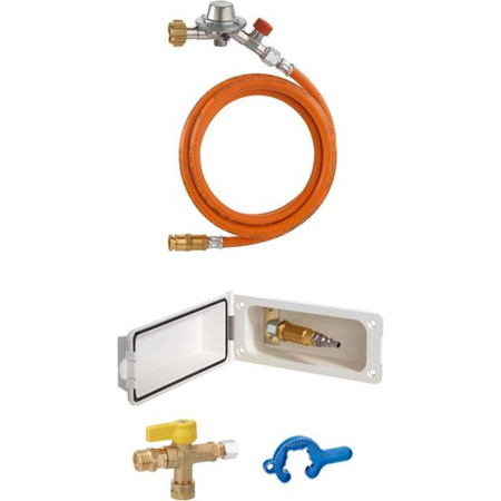 Außensteckdose Gas-Einspeisung GOK