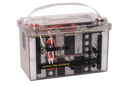 120AH LITHIUM LiFePO4 ENERBLOCK 12.8V Akku mit Heizmatte