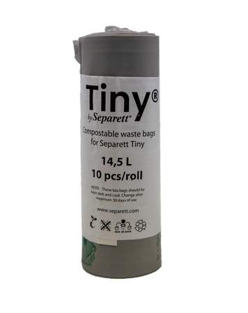 Separett kompostierbare Beutel für Trenntoiletten Tiny und Weekend Prime, 10 Stück