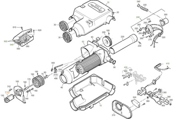24-V-Gleichstrommotor für den Heizkörper E 2400