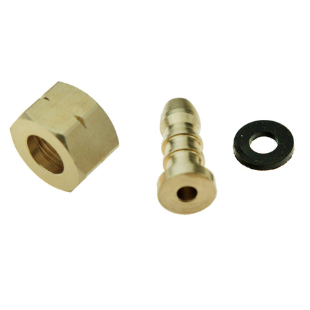 Schlauchkupplung für 9 mm G3/8 LH-Schlauch mit Dichtung