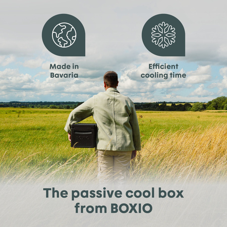 BOXIO COOL - passive Kühlbox aus EPP im Euroboxformat 40 x 30 x 28 cm