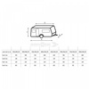 Brunner Design 12M Schutzhülle für Wohnwagen 700-750 cm - 750 x 250 x 220 cm, 4-lagig, atmungsaktiv