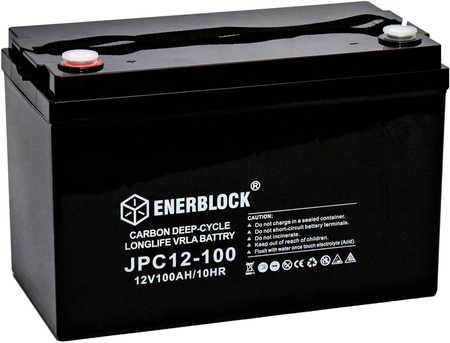 120AH LITHIUM LiFePO4 ENERBLOCK 12.8V Akku mit Heizmatte